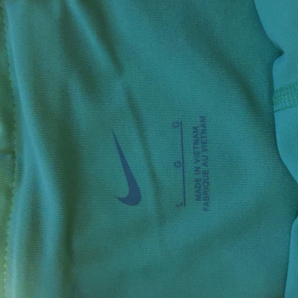 Nike Running Shorts Clash Tempo Layered, Atomic Green, Atmosphere, NEW, Sz Large - Picture 6 of 8